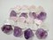 Rose Quartz, Amethyst, Quartz Crystal Point - Crystal Beginner Trio Set